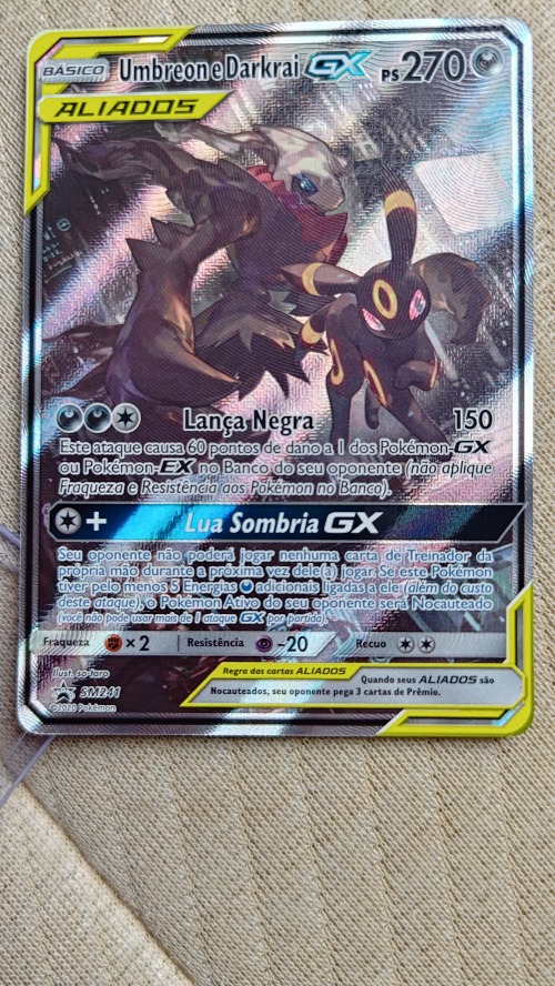 Umbreon e Darkrai-GX (SM241) Sol e Lua Promos Pokémon TCG