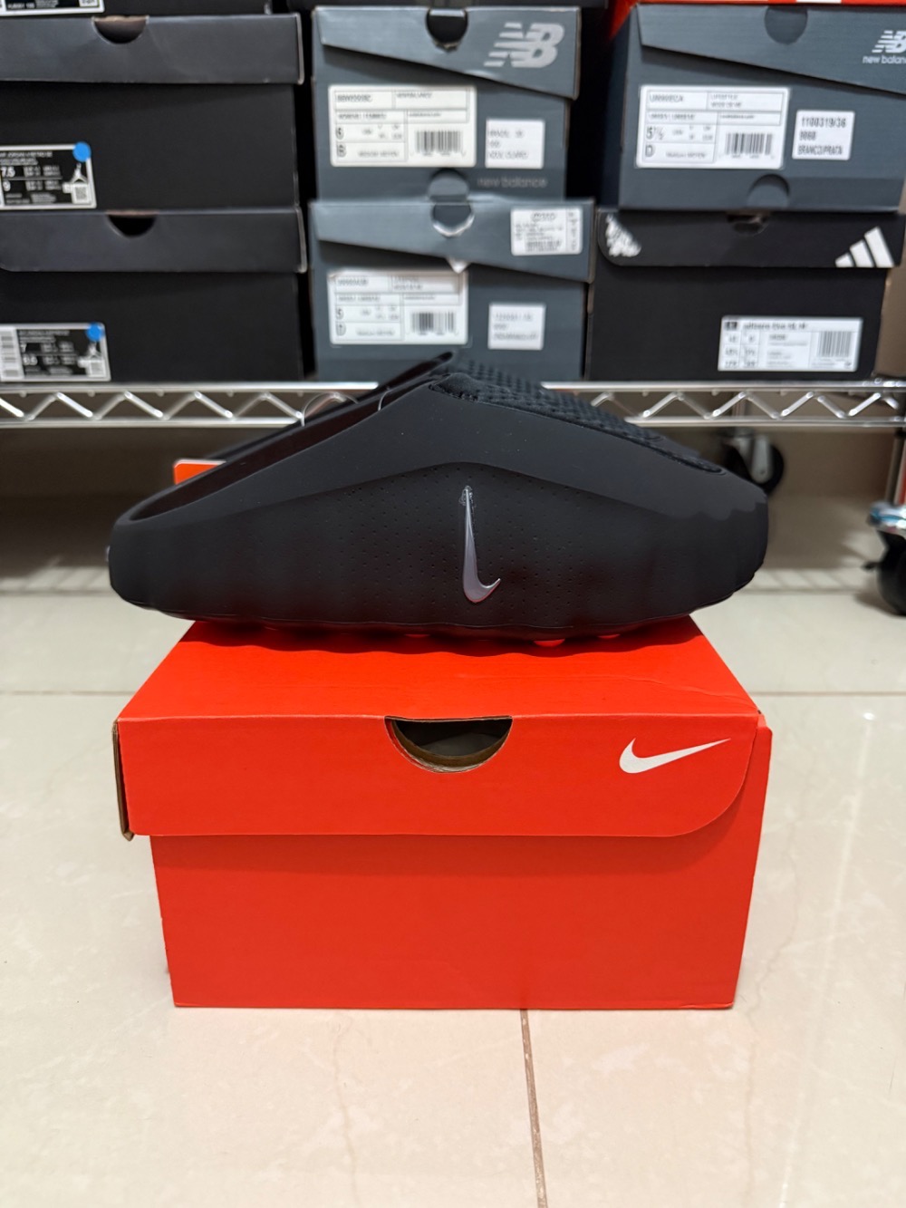 Nike Mind 001 Slide Black Chrome — 37, Novo