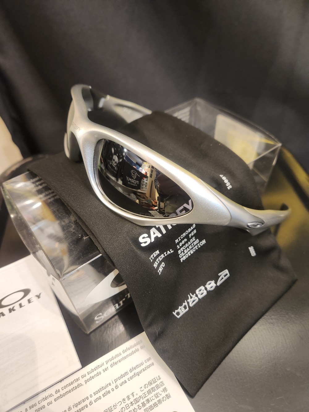 Satisfy x Oakley Óculos Scar X-Silver