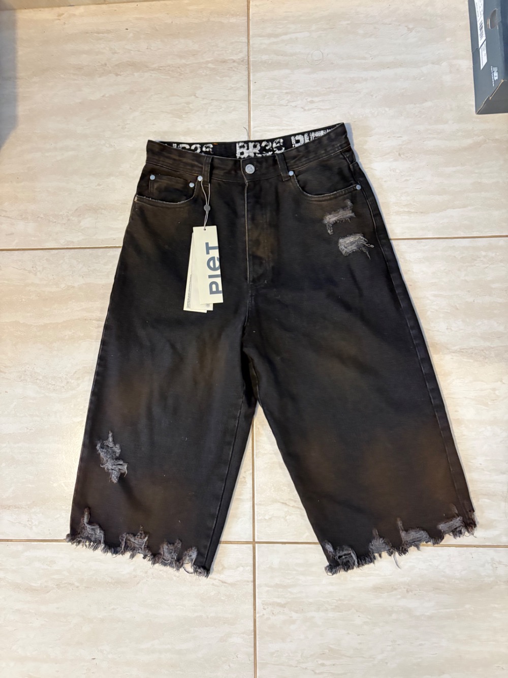 Calça Piet Denim Capri Black