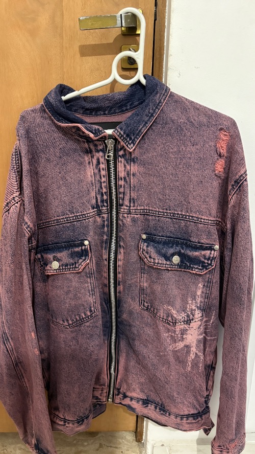 Oakley x Piet Jaqueta Distressed Denim Violet