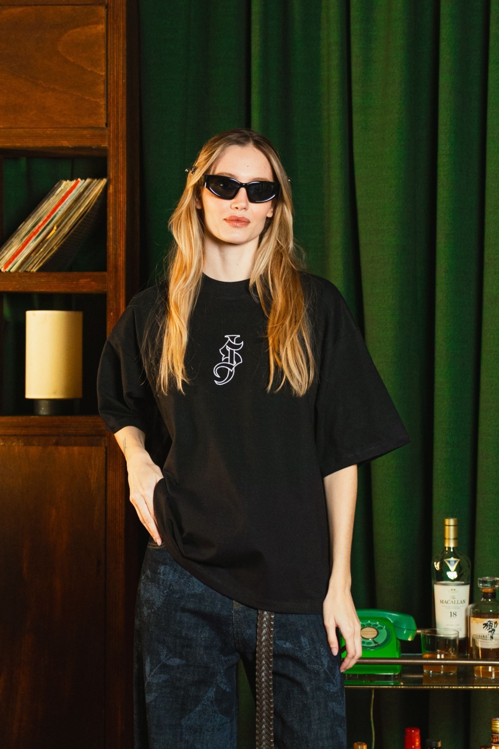 Camiseta Saint Judge Monograma Preto