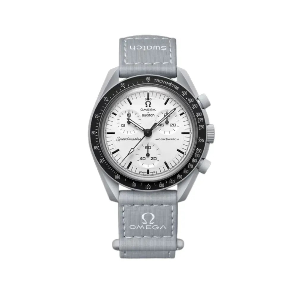 Swatch x Omega Relógio Moonwatch 1965 Grey