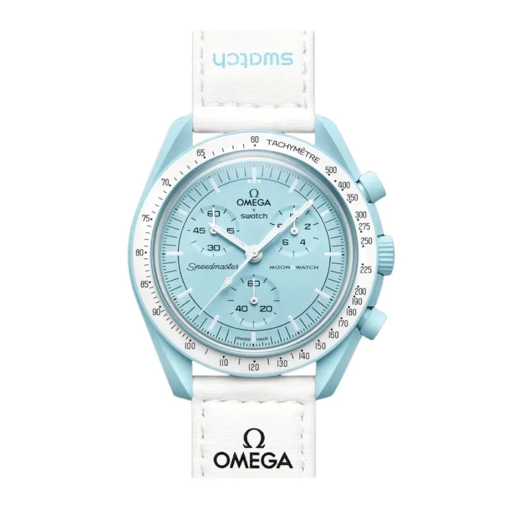 Swatch x Omega Relógio Bioceramic Moonswatch Mission to Uranus