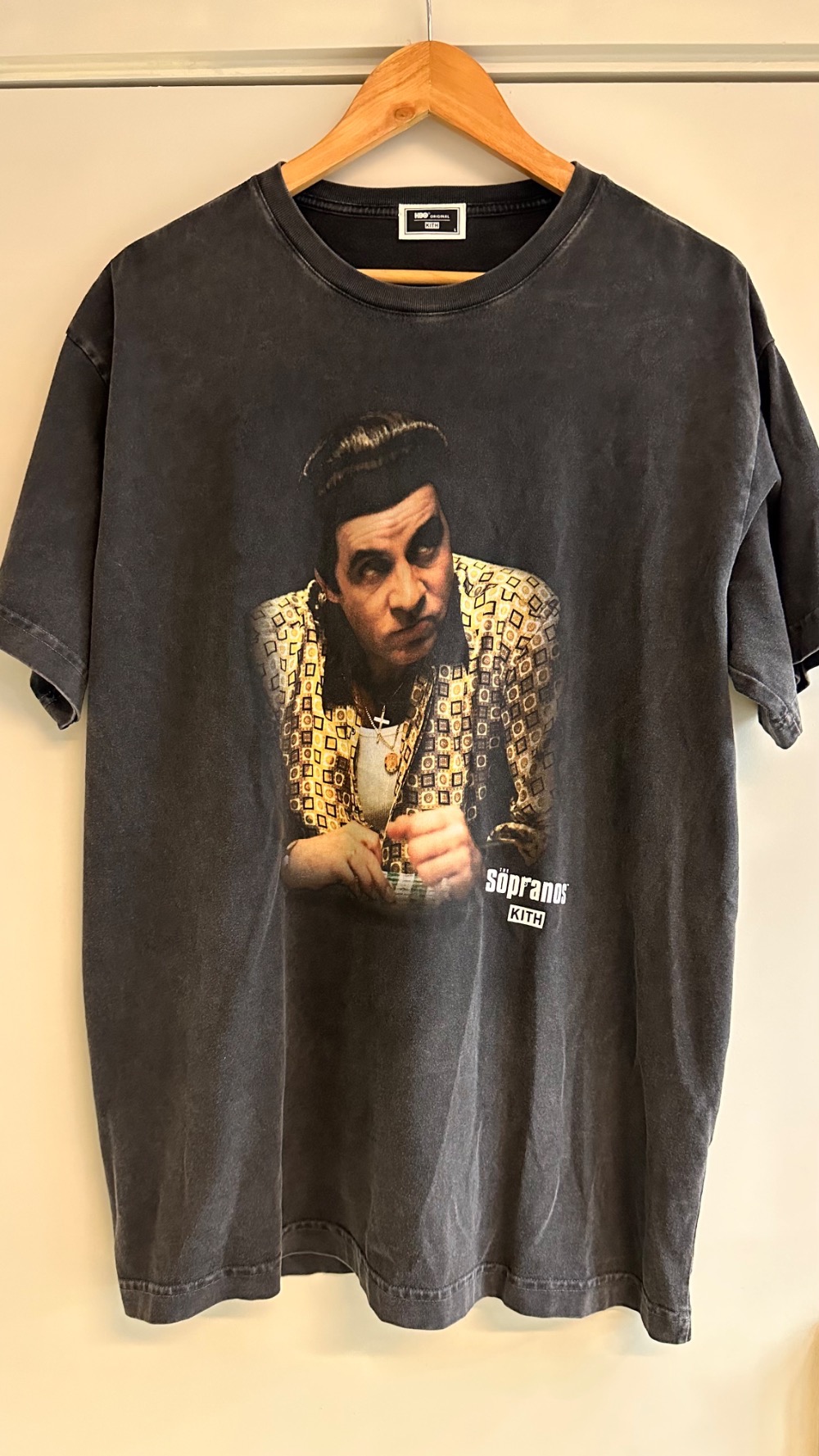 The Sopranos x Kith Camiseta Silvio Vignette Vintage Black
