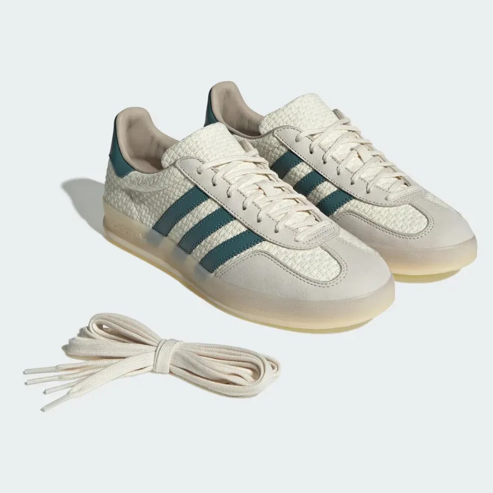 adidas Gazelle Indoor Cream White Preloved Teal Wonder White