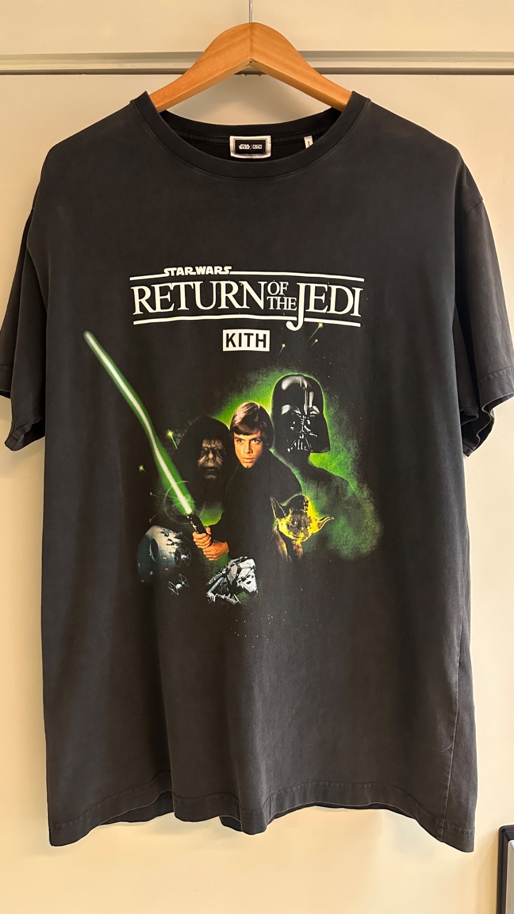 KITH x Star Wars Luke Poster Vintage Tee Black