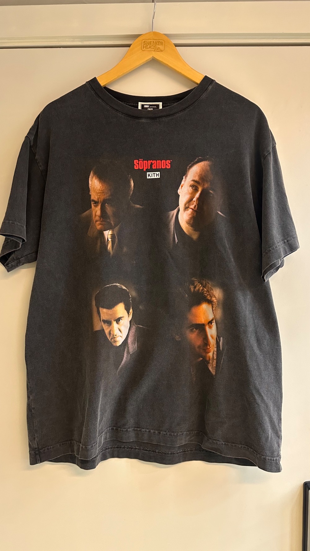 Kith for The Sopranos Characters Vignette Vintage Tee 'Black
