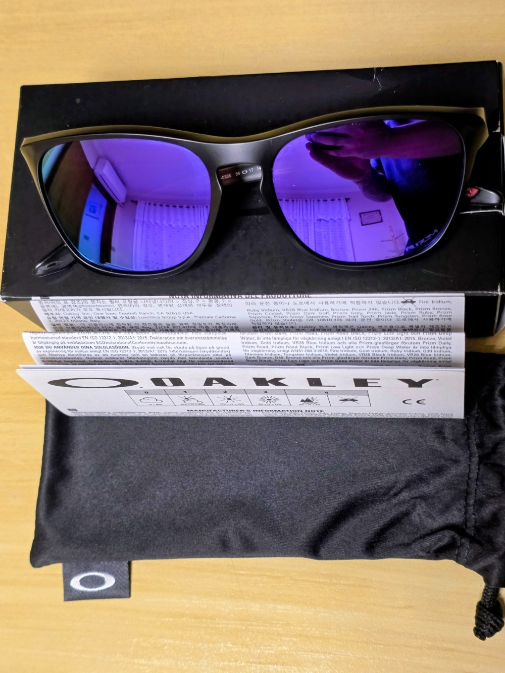 Oakley ManorBurn Violet Prizm