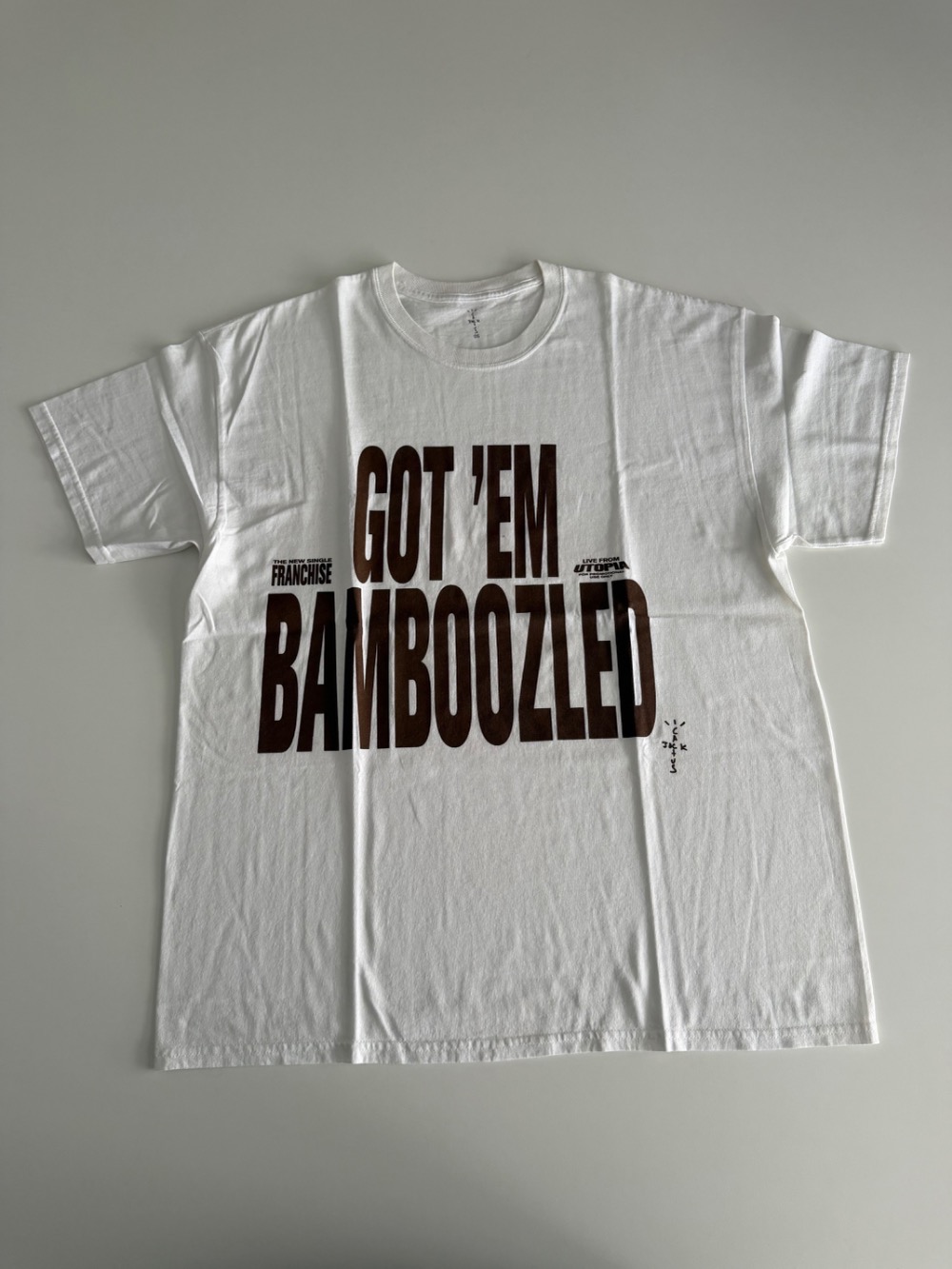 Camiseta Travis Scott Franchise Bamboozled
