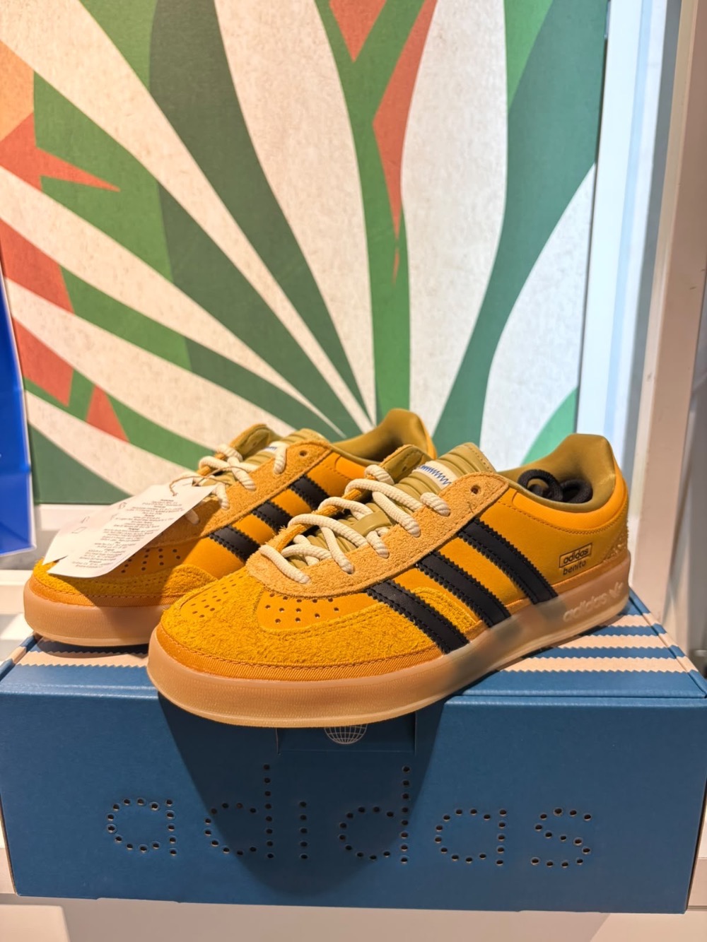Bad Bunny x adidas Gazelle Indoor Solar Gold Core Black Gum
