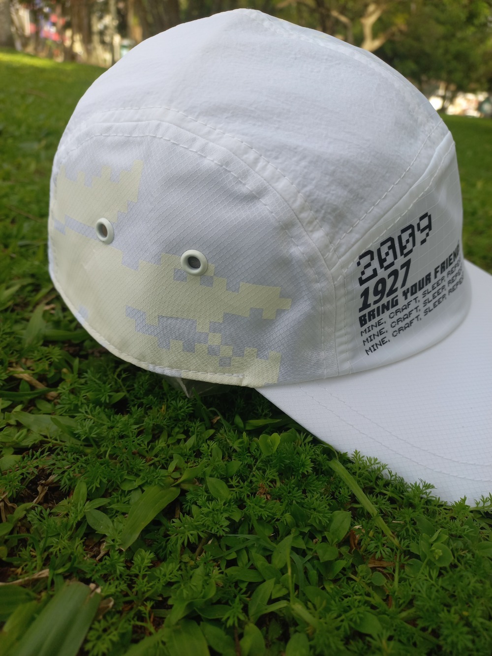 Minecraft x Lacoste L!ve Boné Nylon White
