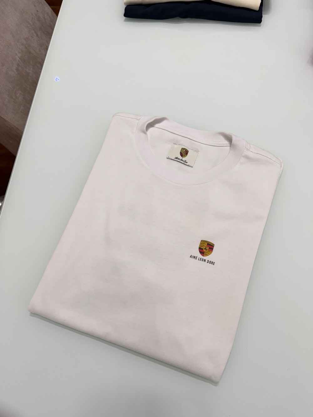 Porsche x Aimé Leon Dore Camiseta Fleet Bright White