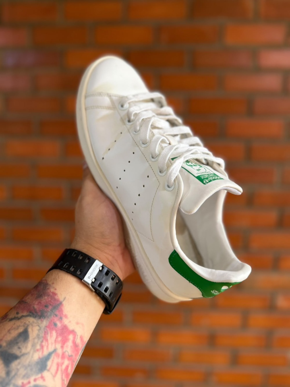 adidas Stan Smith 80s Cloud White Green — 41, Usado