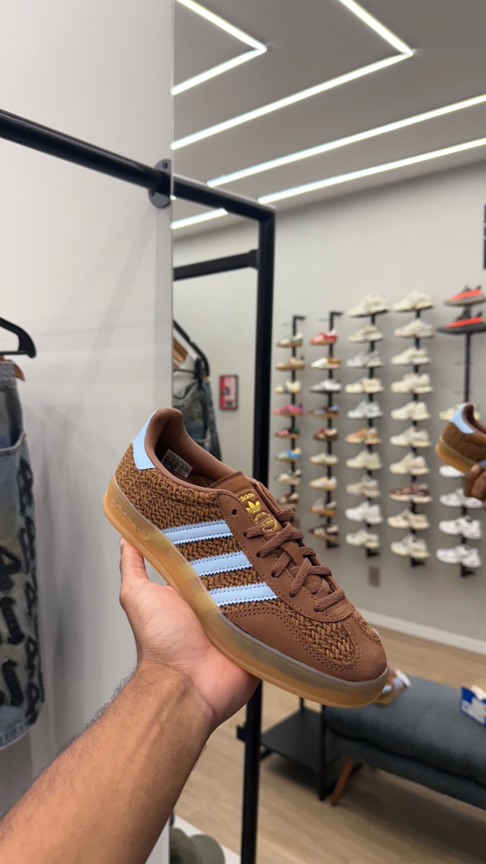 adidas Gazelle Indoor Crochet Pack Preloved Brown Clear Sky Gum