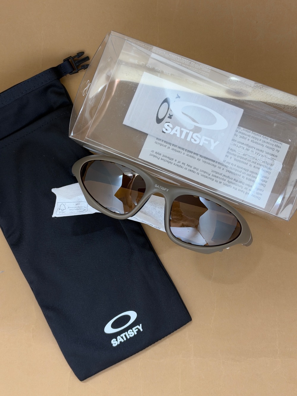 Satisfy x Oakley Scar Falcon Prizm Tungsten