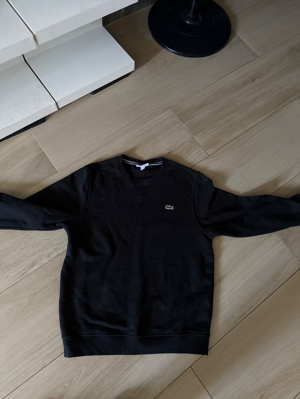 Crewneck Lacoste Preto