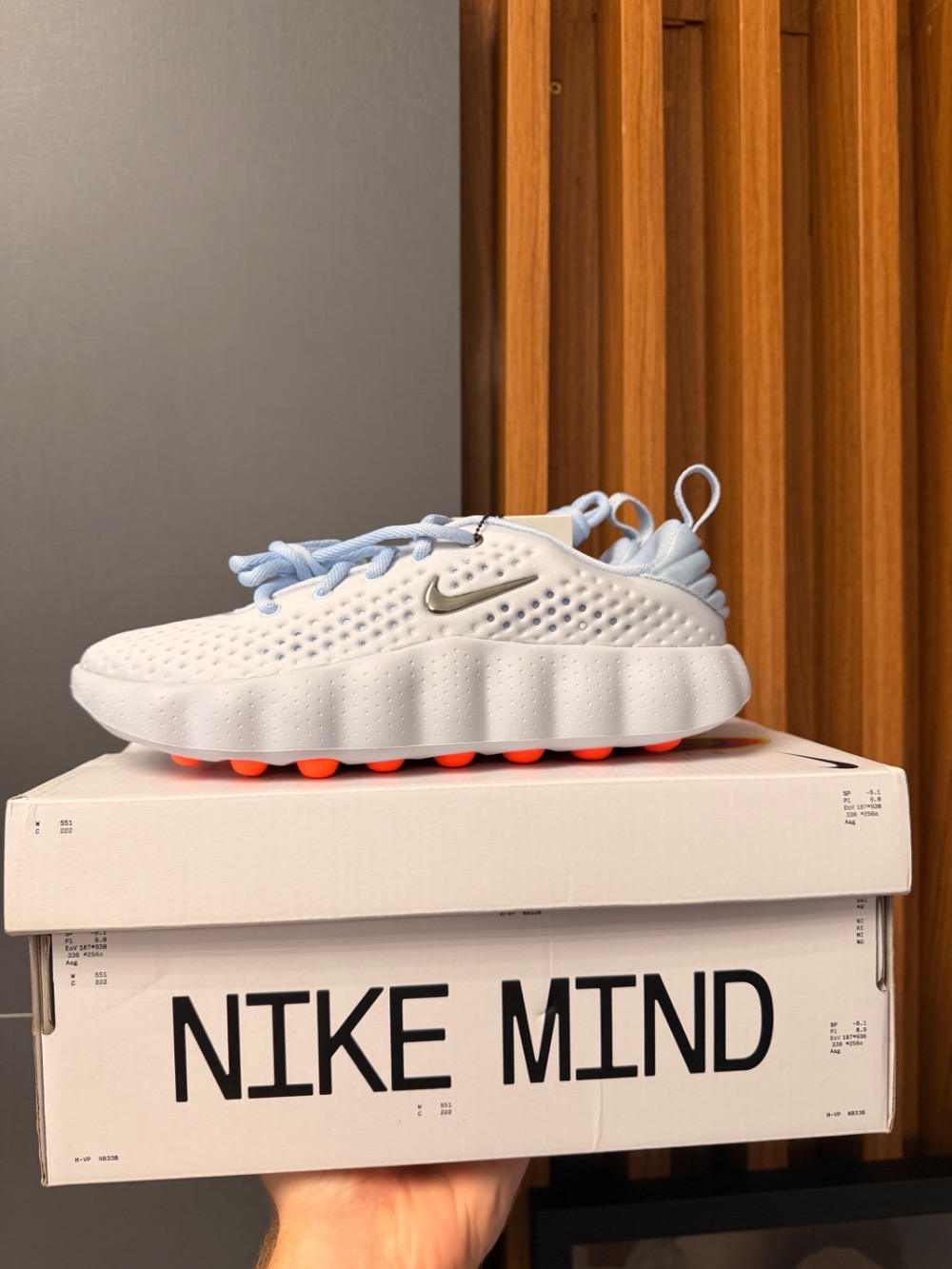 Nike Mind 002 Football Grey Hydrogen Blue Feminino
