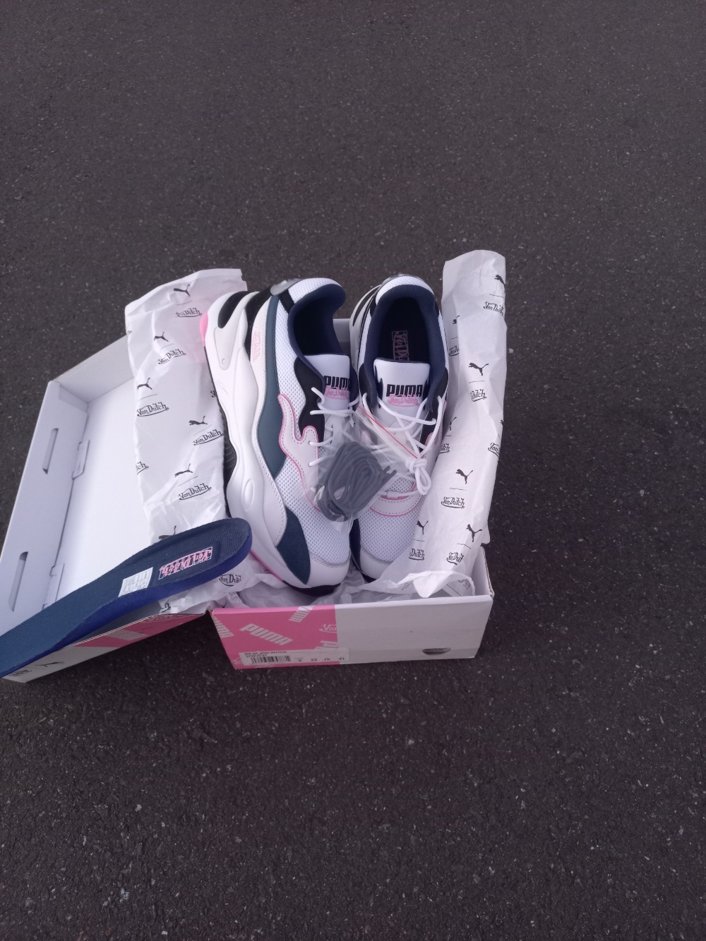 Von Dutch x Puma RS-2K Dark Denim Pink