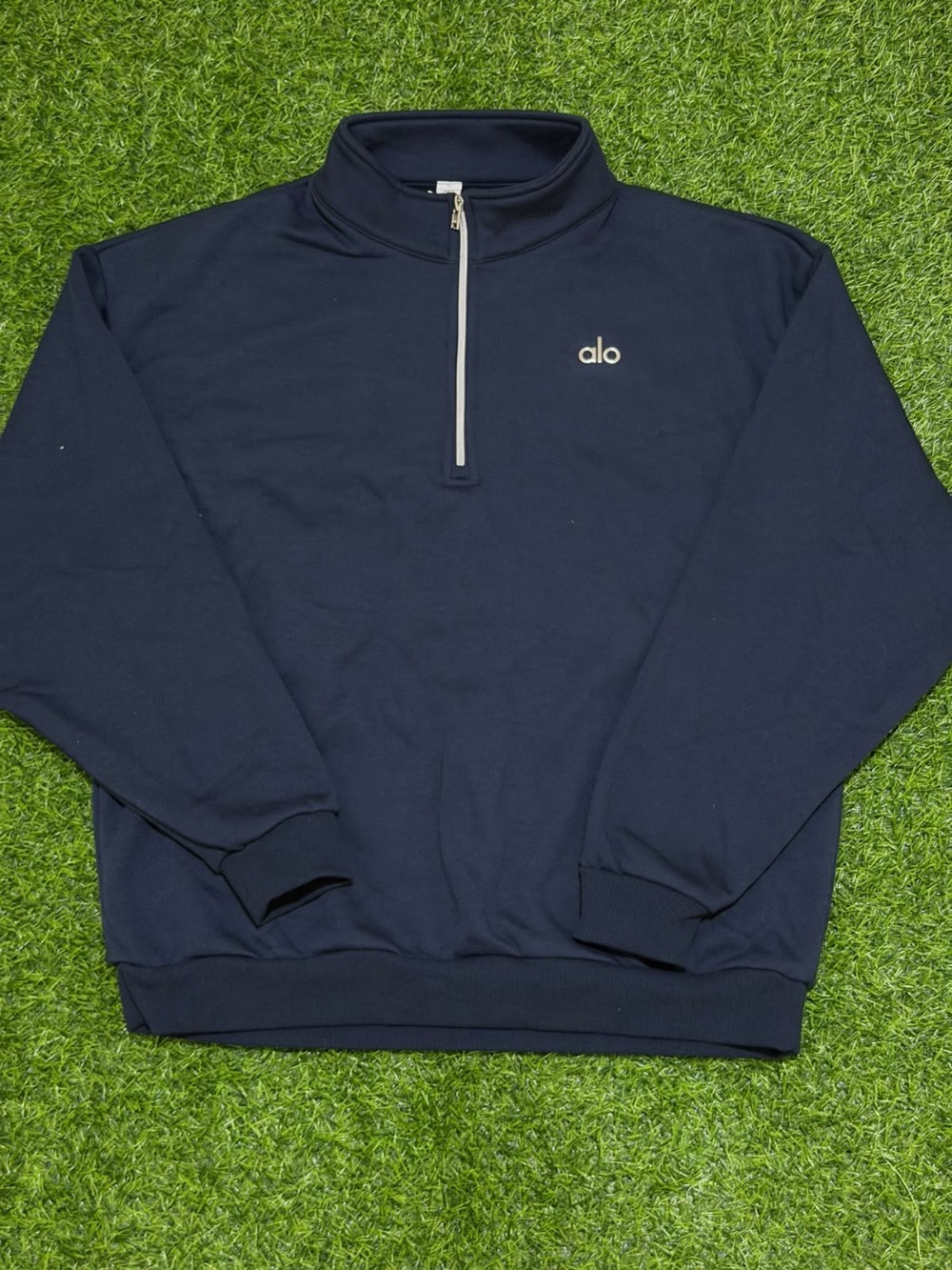 Moletom Alo Yoga Accolade 1/4 Zip Pullover Navy