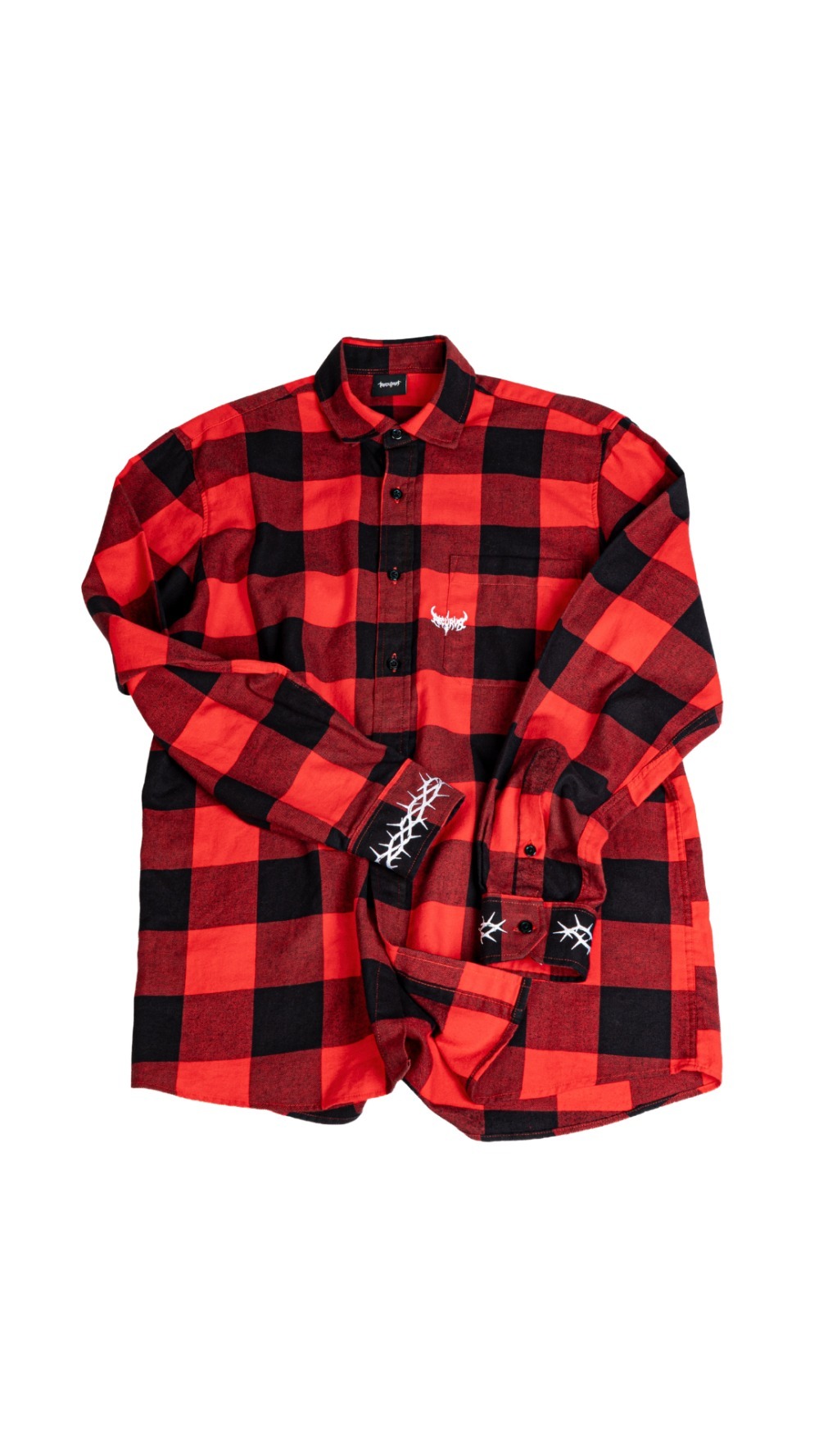 Flanela Recurva Thorns Flannel Red