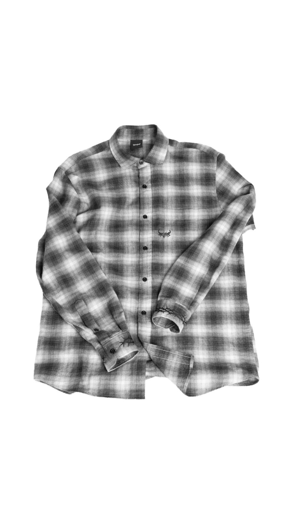 Flanela Recurva Thorns Flannel Grey