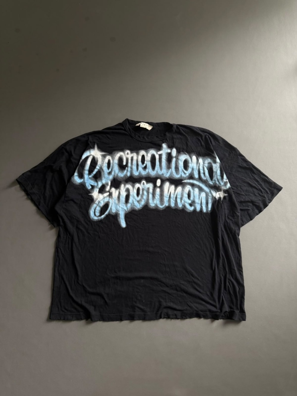 Camiseta Piet Supersized Recreation Air Brush Preto