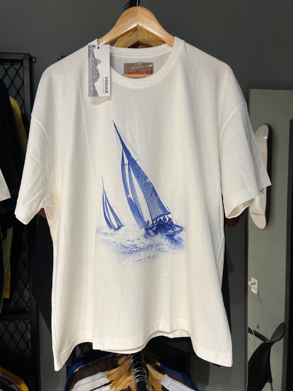 Camisa Midas Touch Boxy White