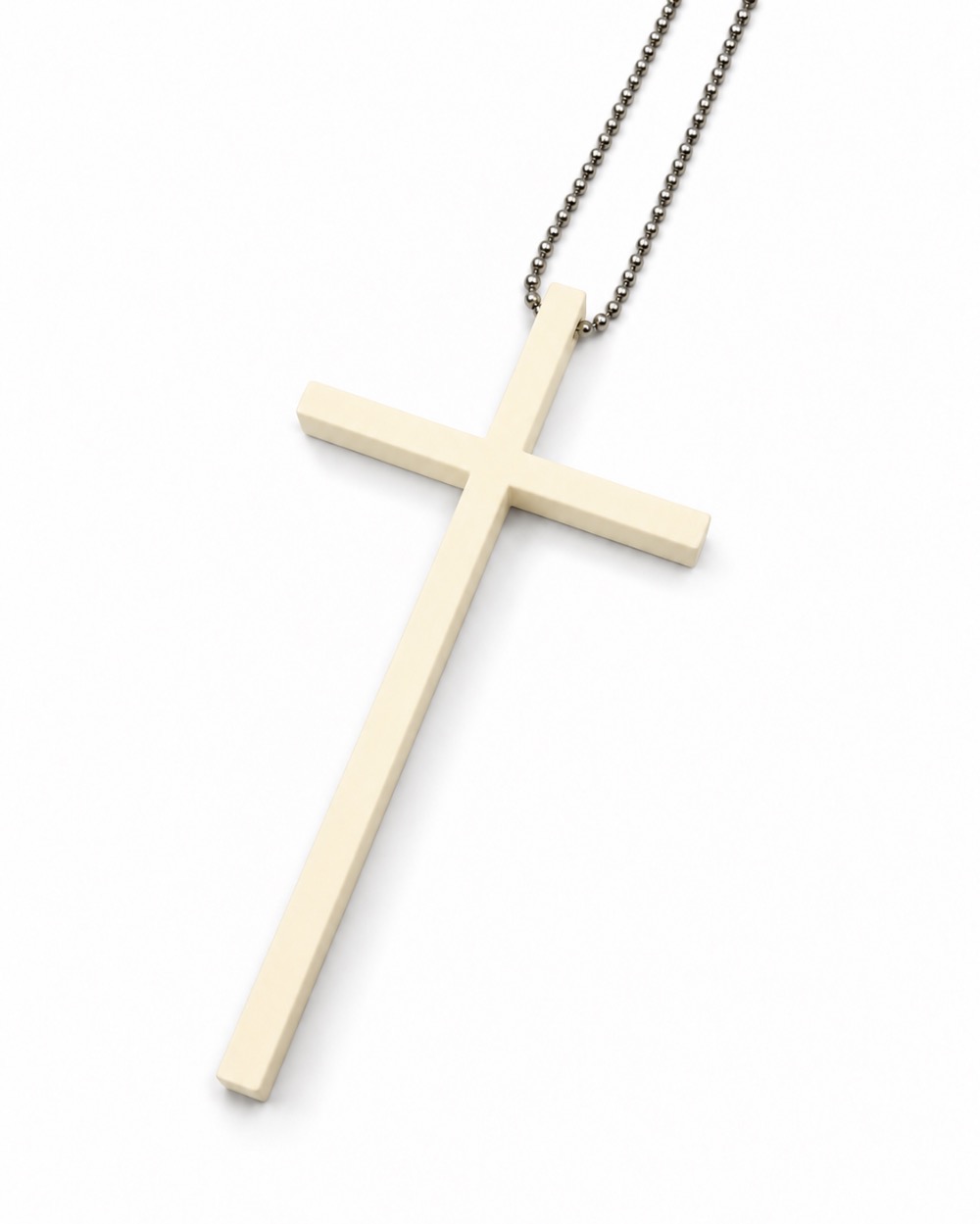 UMS 458-LL BIG WHITE CROSS CHAIN